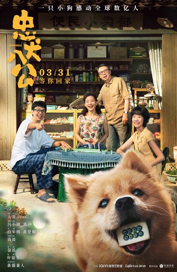 忠犬八公 2023中国版电影海报